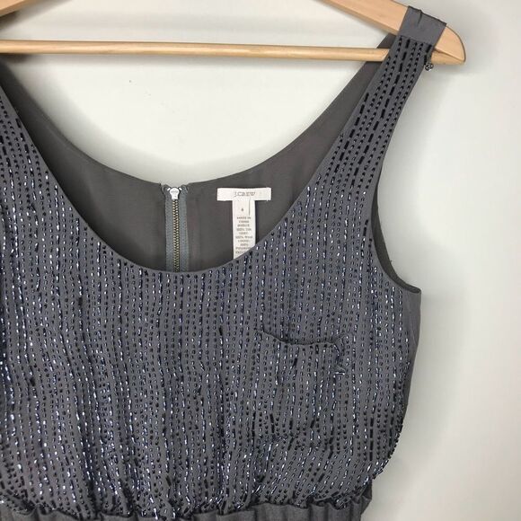 J. Crew Sz 4 Silk Detail Wool Career Dress - Picture 1 of 6